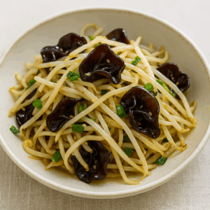 生きくらげともやしのナムル