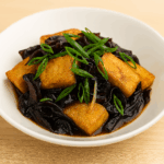 厚揚げときくらげの炒めもの